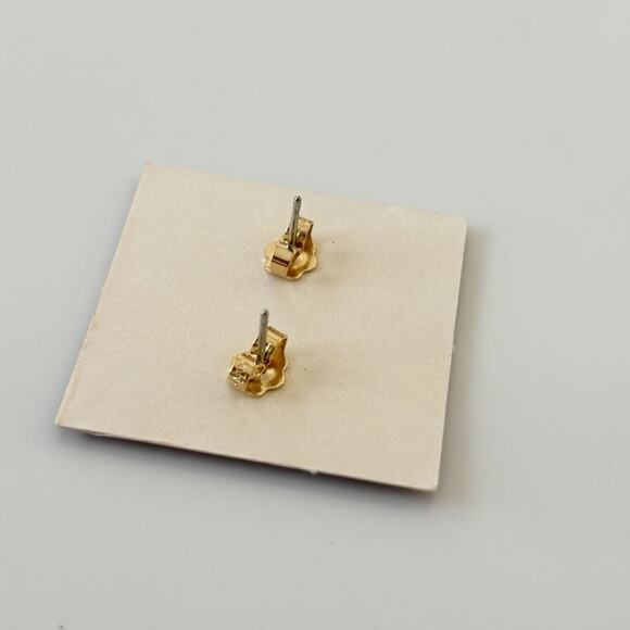 Vintage Avon Wreath Pierced Earrings Gold Tone 1982 NEW IN BOX - Picture 5 of 8